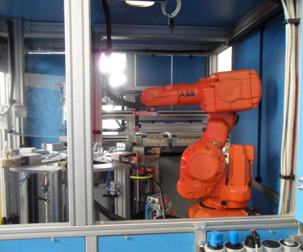 Detail of ABB welding robot