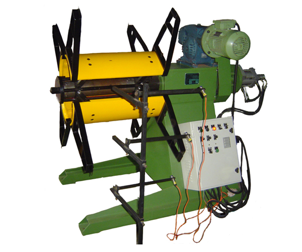 Motorized Decoiler-with-hydraulic-expandable-jaws